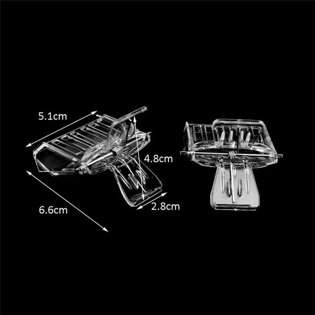 1/5 Db Méh Queen Catcher Színtelen Átlátszó Műanyag Klip Ketrec Méhészeti Felszerelés Szerszám Méhész Izoláló Helyiség - Image 2