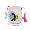 Gift Multicolor Beach Toy Mesh Bag Cartoon Pattern Shark Whale Crab Bucket Net Bag Vacation Travel Shell Storage Bag Girls 5