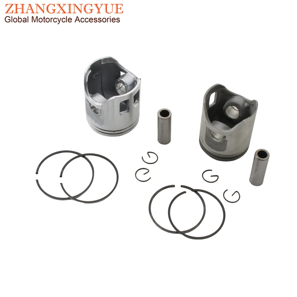 Yamaha YB100 Piston & Gasket Kit - 52mm Two-Stroke Engine Rebuild Set With Rings