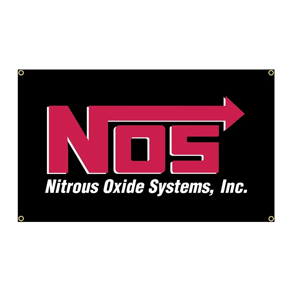 

90x150cm NOS Flag Polyester Printed Nitrous Oxide System Banner- Ft Flags Decor,flag Decoration Banner Flag Banner