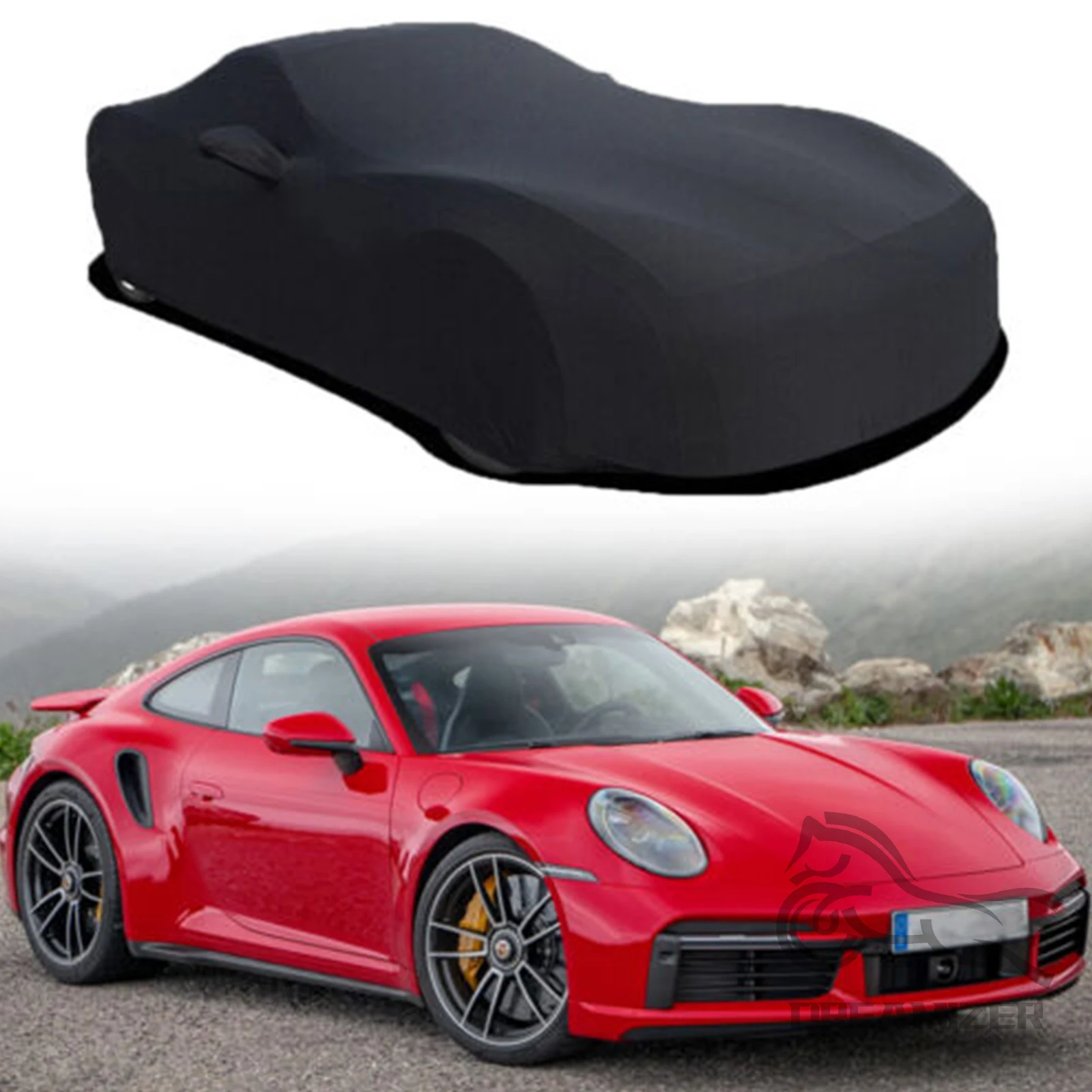Universal Car Covers Stretch Cloth Special Car Clothing Auto Cover Indoor Dust Sun Protection Exterior Accessories For Porsche 4