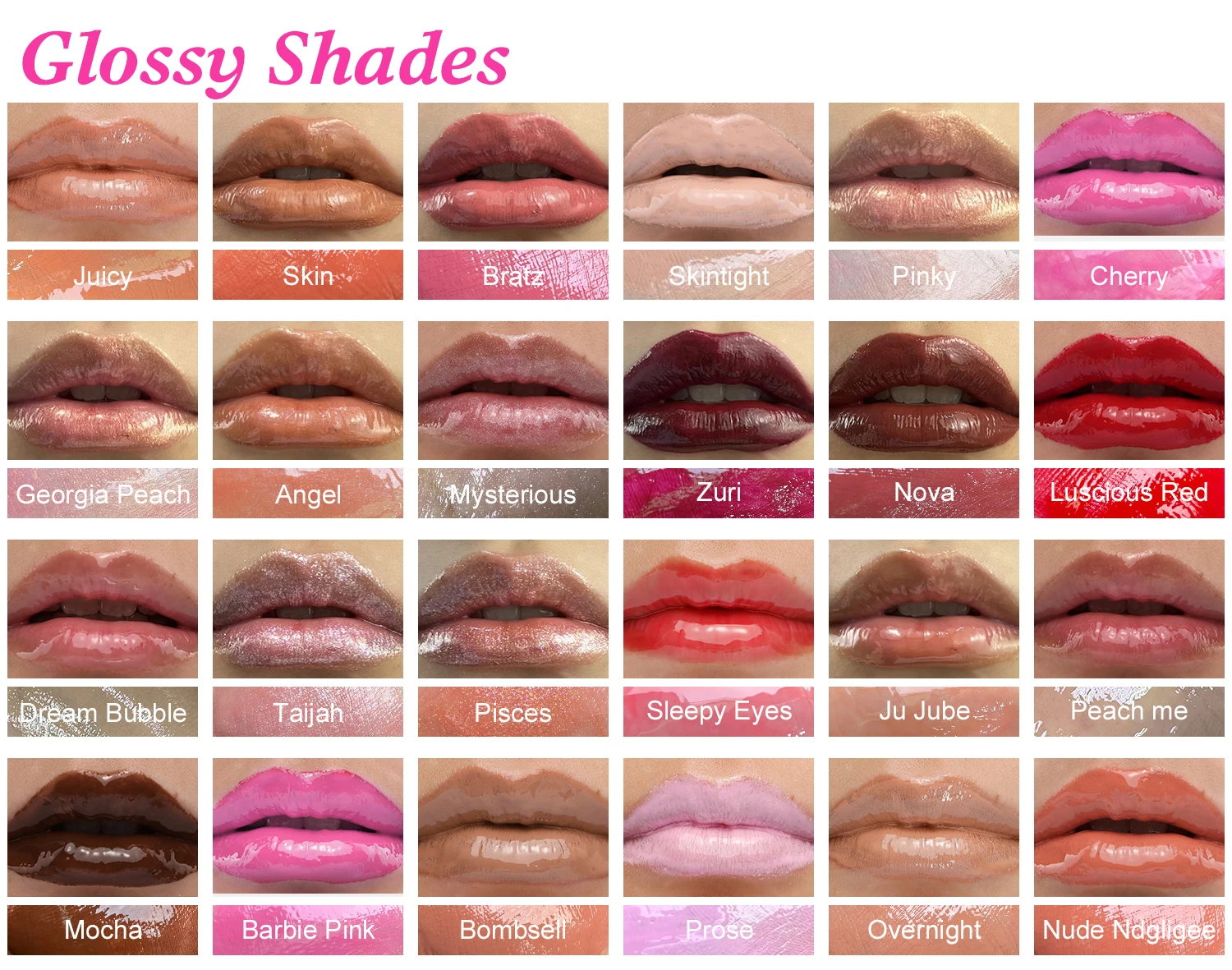 Wholesale Waterproof Nude Lip gloss Pigment Glossy liquid Lipstick no Logo  Vegan Lipgloss Custom Lip Gloss - AliExpress