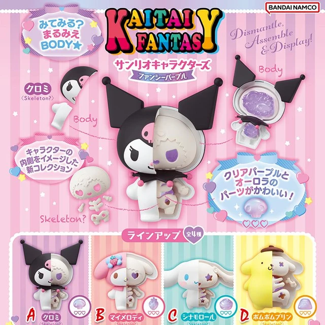 Kuromi Hello Kitty My Melody Cinnamoroll 3d Standing - Temu