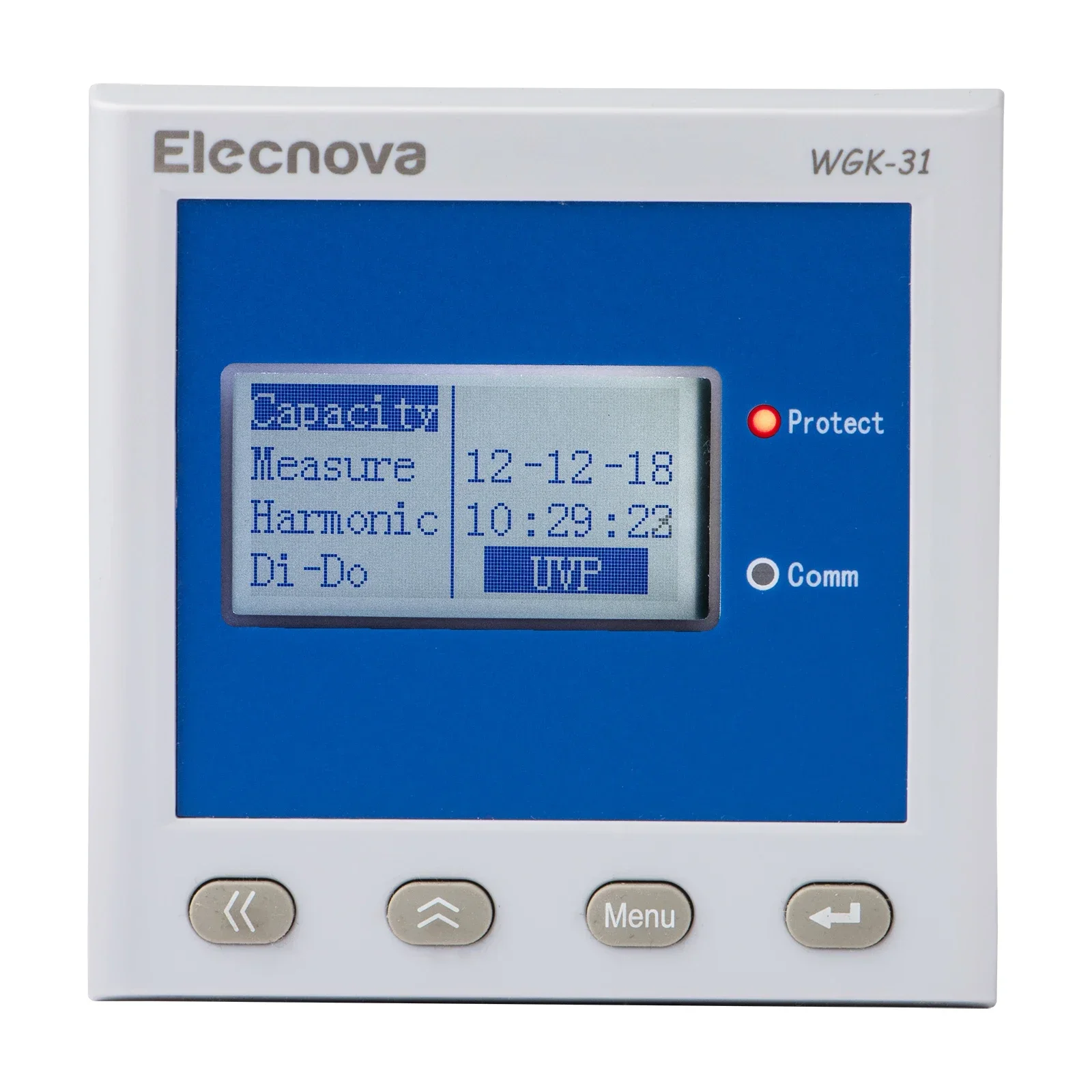 Multifunction Reactive Power Automatic Compensation Controller WGK-31-603-12A Measure 3 Phase Voltage,Current,Power,Frequency
