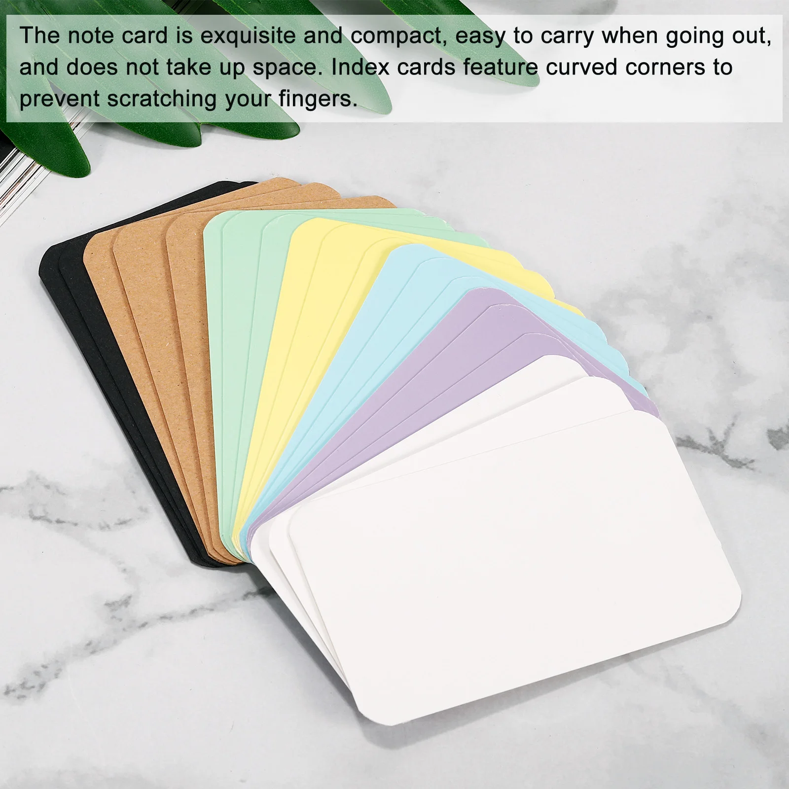 Black Cards White Blank Retro DIY Kraft Paper Blank Card DIY Graffiti Word Cards Gift Greetings Vintage Card Message Note 200Pcs
