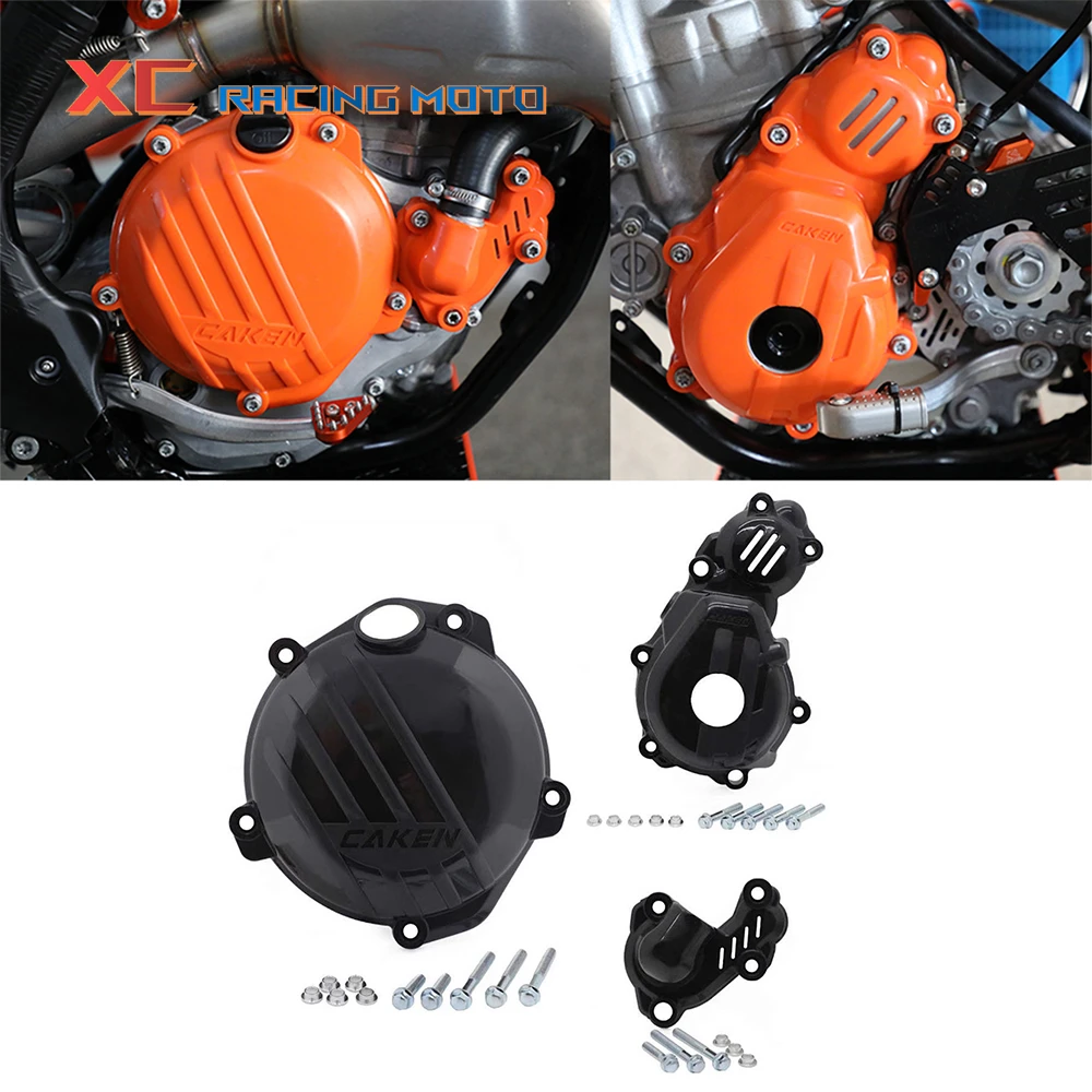 Clutch Guard Water Pump Cover Ignition Protector For KTM SX F EXC F 250