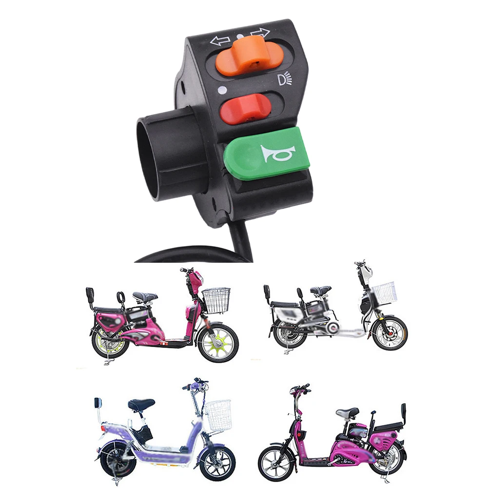 Elektrische Roller Griff Schalter 3 In 1 Ebike Roller Motorrad Schalter Blinker Licht Horn-Kopf Licht Control Schalter – Detail 1
