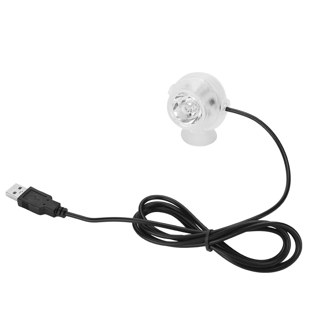 Aquarium Spotlight USB Colorful Gradient Diving Light LED Small Lamp Romantic Fish Tank