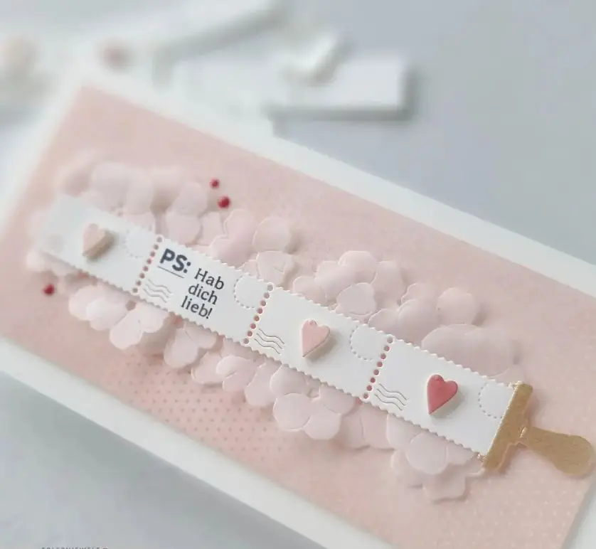 Description Picture 5 of itemPiggy Craft metal cutting dies cut die mold Stamp mail Series Scrapbook paper craft knife mould blade punch stencils dies
