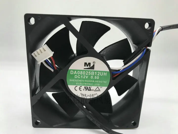 

Freight free new YM 8025 DA08025B12UH DC12V 0.50A 8CM cooling fan
