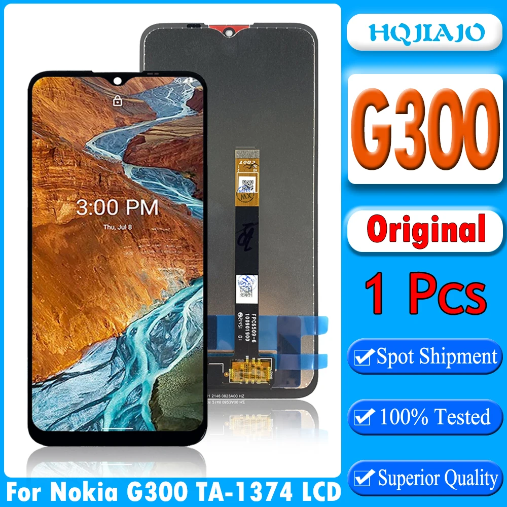 6.52" Original LCD For Nokia G300 LCD Display Touch Screen Digitizer