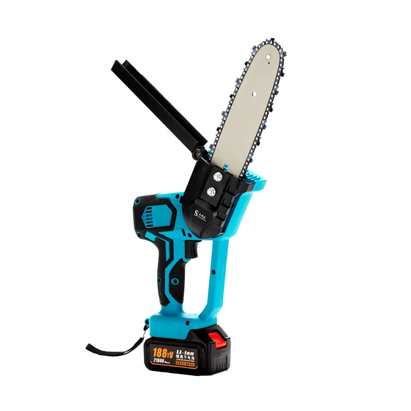 Best Selling 8-inch Wireless Electric Power tools Chainsaws Mini Household Garden tools Portable One-hand Chainsaws