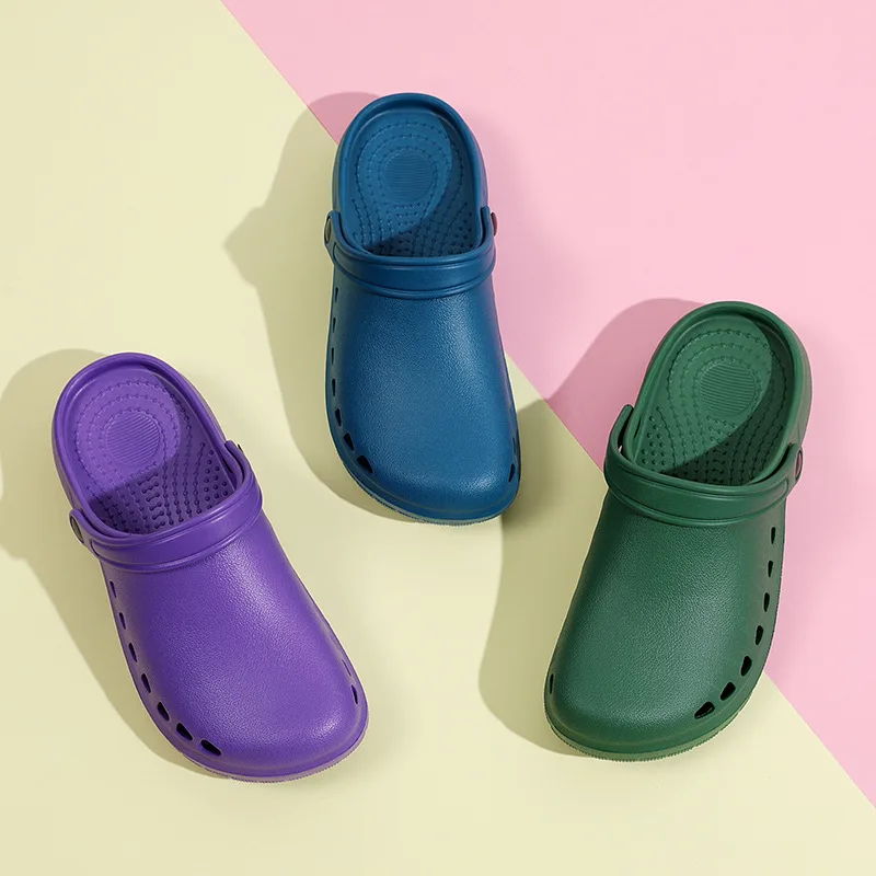 

Тапочки для операционной, Нескользящие, Эва, мягкая подошва, дышащие