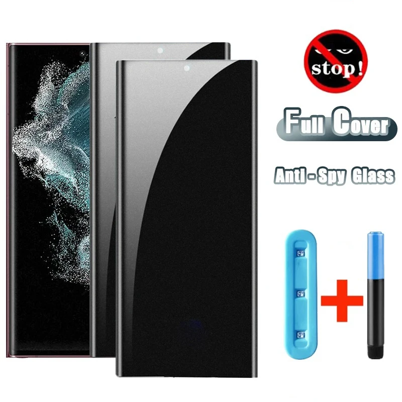 

UV Privacy Tempered Glass For VIVO X100 X90 Pro X60 X70 Plus X80 X50 Anti Spy Screen Protector vivo x100 x90 pro Protective Film