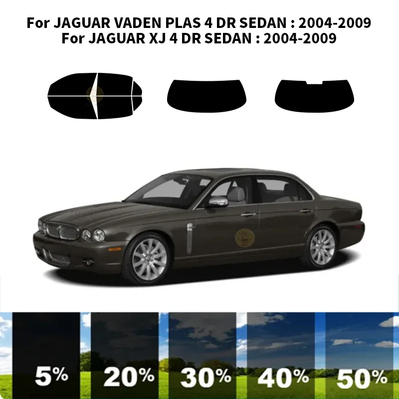 

Precut nanoceramics car UV Window Tint Kit Automotive Window Film For JAGUAR VADEN PLAS 4 DR SEDAN 2004-2009