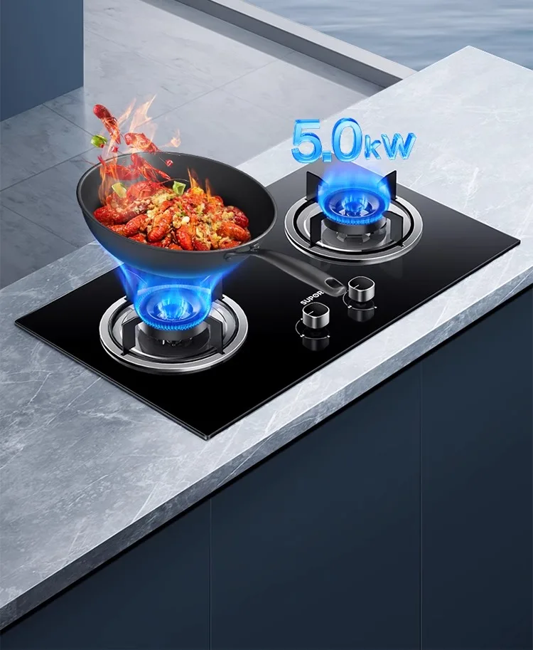 Description Picture 3 of itemSUPOR Gas Stove Double Burner Built in Household Kitchen Stove for Natural Gas LPG AB