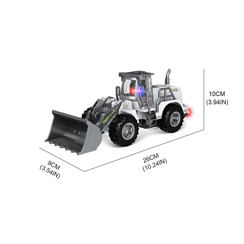 RC Dump Truck 1/30 Remote Control Excavator Bulldozer Radio Model Rc Car Construction Vehicle Toy Boys Children Kids Gifts