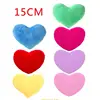 15cm Heart Decorative Throw Pillow PP Cotton Soft for Creative for Doll Lo 1
