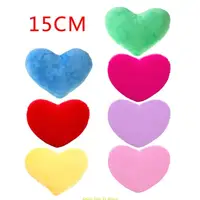 15cm Heart Decorative Throw Pillow PP Cotton Soft for Creative for Doll Lo 1