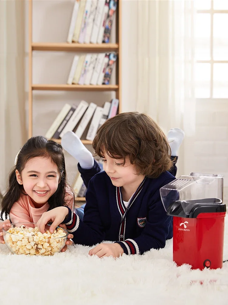 Household children's fully automatic popcorn small corn popcorn machine Children's Day Christmas gift 5
