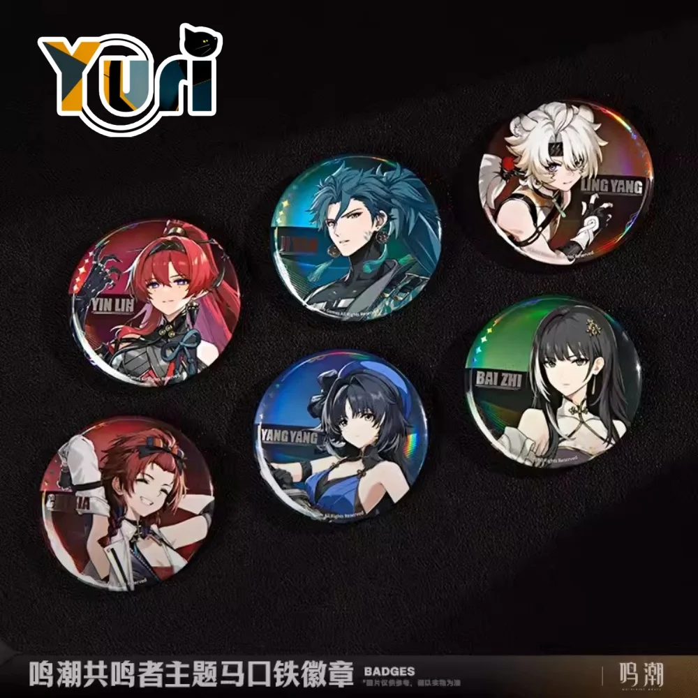 

Официальная брошь с символикой игры «Yuri», значок-брошь Цзянь, Инь, линь, линь, Ян, Ян, Чи, ся, Аниме Реквизит для косплея, предзаказ