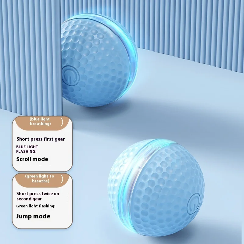 New Cat Interactive Ball Toy Indoor Automatic Rolling Magic Ball Smart Cat Toys Electronic Interactive Cat Toy Game Accessories