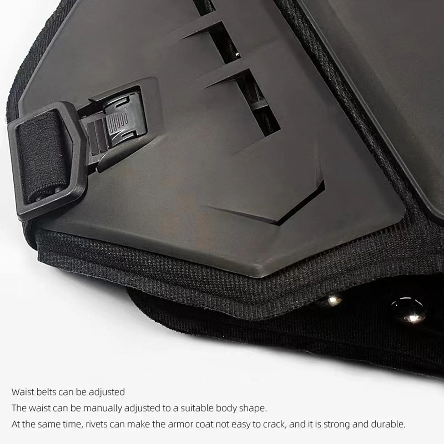 Black White Motocross Body Armor Motorcycle Jacket Motorcycle Moto Vest Back Chest Protector Off-Road Dirt Bike Protective Gear