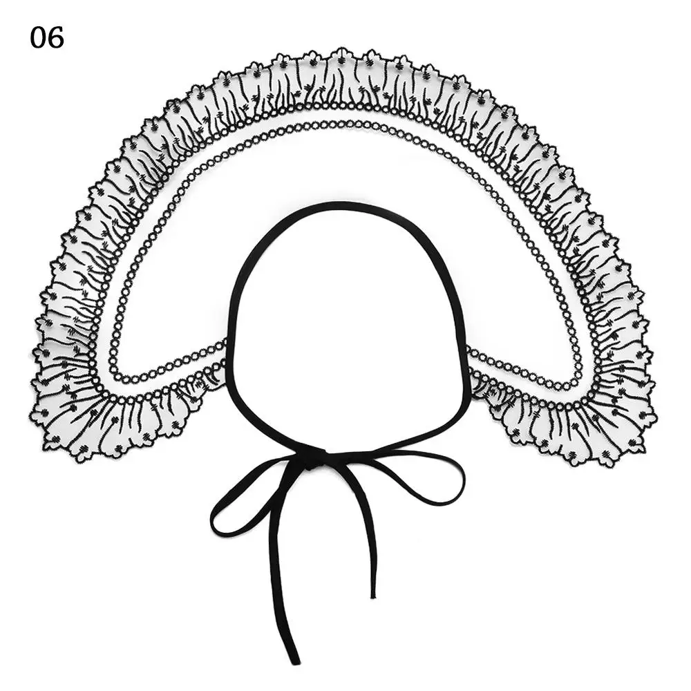 Mode Schal Schal Dekoration bestickt Revers Kleidung Zubehör Wolke Schulter Hemd gefälschte Kragen Bluse falschen Kragen – Detail 9