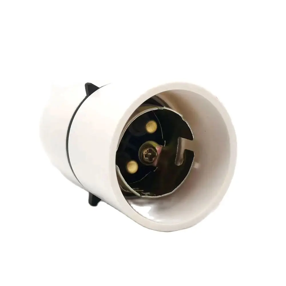 White Bakelite B22 Ceiling Lamp Bayonet Base Suspension Opening Screw Bulb Lighting Socket Adapter 1pcs AU UK BS Lampholder 684 lamp holder lamp bulb holder lamp base lamp socket adapter