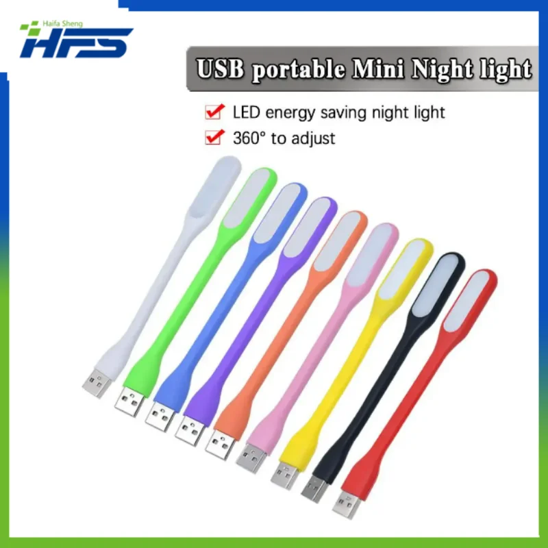 

Mini Portable USB Book Light Reading Lamp 5V 1.2W Super Bright LED Lamp for Power Bank Laptop PC Notebook