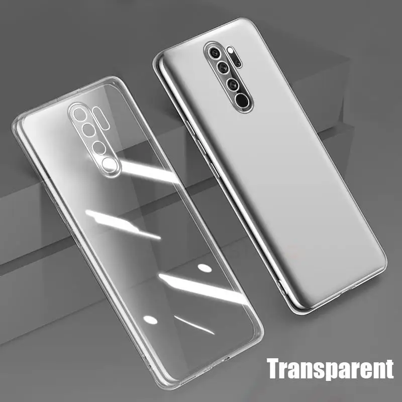 Luxury Plating Bumper Transparent Case - Soft Silicone Clear Back Cover