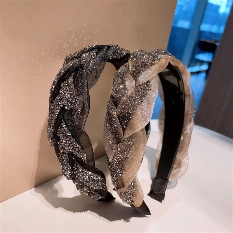 새로운 Vrouwen Haarband 크로스 Knoop Braid Twist Hoofdb..