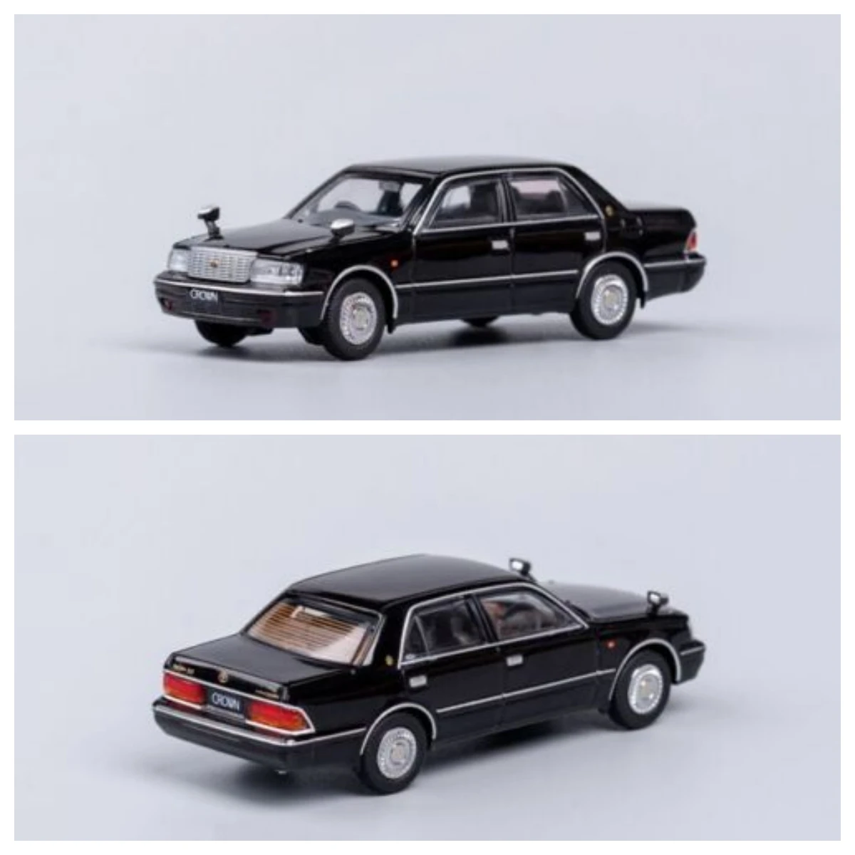 

GCD 1:64 Crown JZS155 Black RHD DieCast Model Car Collection Limited Edition Hobby Toy Car