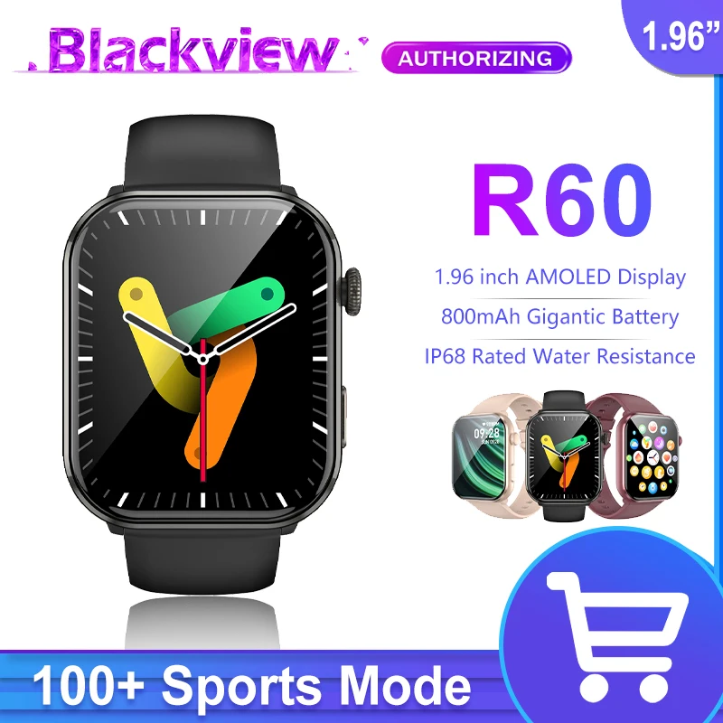Blackview R60 Smartwatch Men Women Sports Watch Android IOS