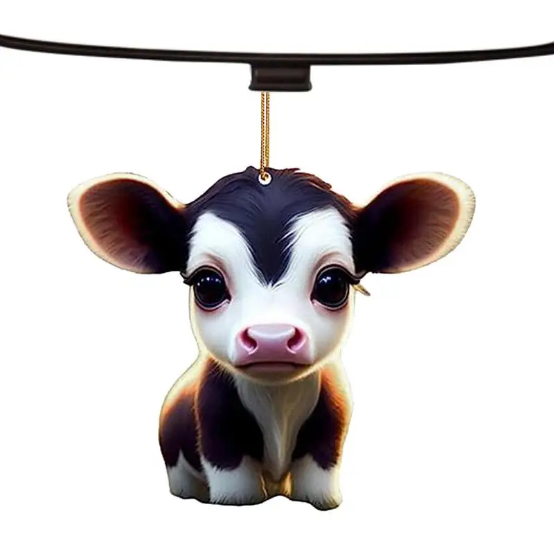 

Christmas Cow Ornaments Hangings Cartoon Cow Car Pendant Home Tree Decoration Cartoon Cow Car Pendant Home Tree Decoration For
