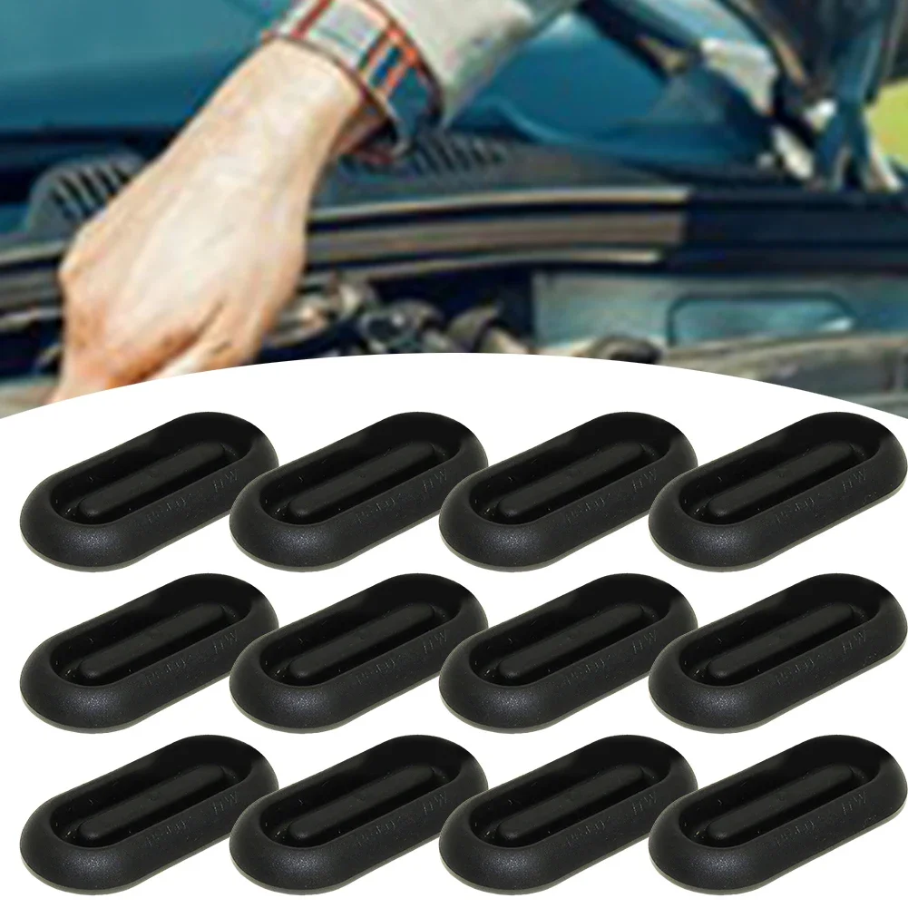 Plug Cover Gasket Underbody Floor Assembly 12PC 45*20mm N91055001 TPE Seal
