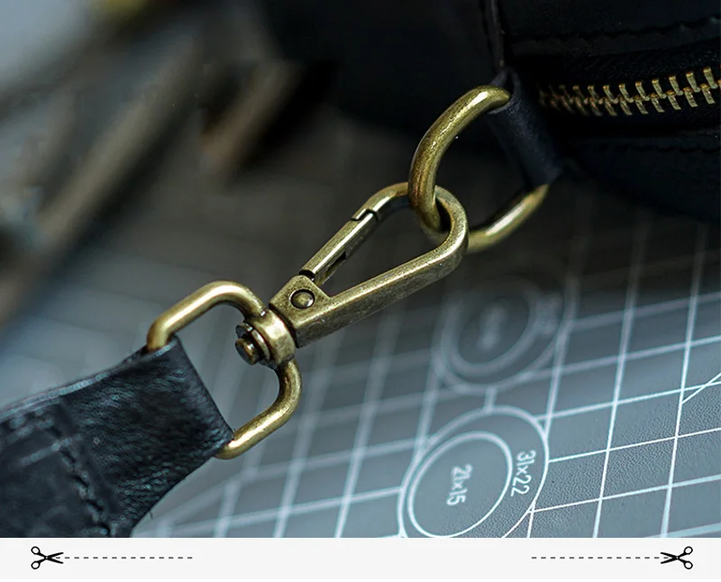 AETOO Original Brusttasche aus echtem Leder, Herren-Clutch, Rindsleder, One-Shoulder-Umhängetasche, einfaches Handy mit großer Kapazität – Detail 19