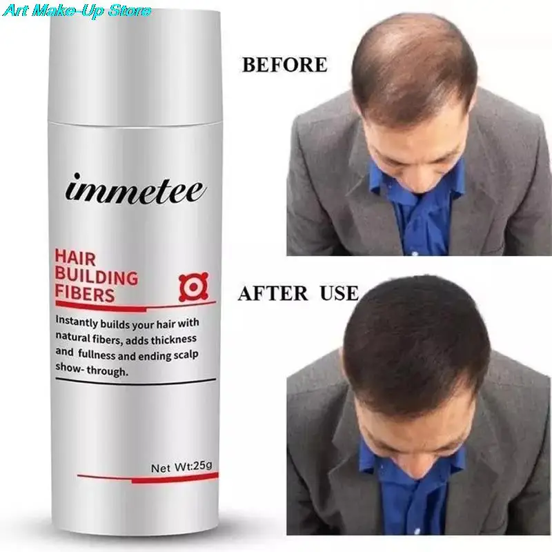 Immetee Full Hair Instantly Hair Building Fibers To Solve Your Thin Instantly Plant Fiber Temples Dense Powder