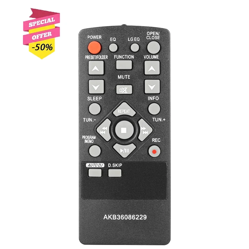 Telecomando Universale A Infrarossi Per Soundbar LG SK1 | Sostitutivo Per COV33552433 E COV33552438 | Telecomando Di Ricambio Con Batteria Inclusa - 4
