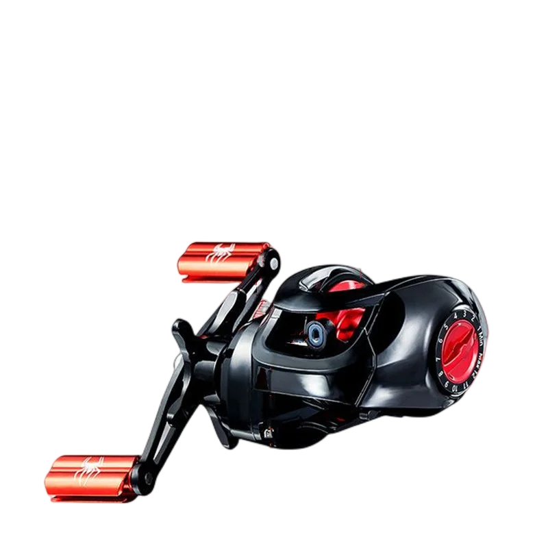 

Baitcaster Reels, 18+1 Magnetic Brake System Bait Caster Reel High Speed Gear Ratio 8.1:1 Ultra Smooth Low Profile Baitcasting F