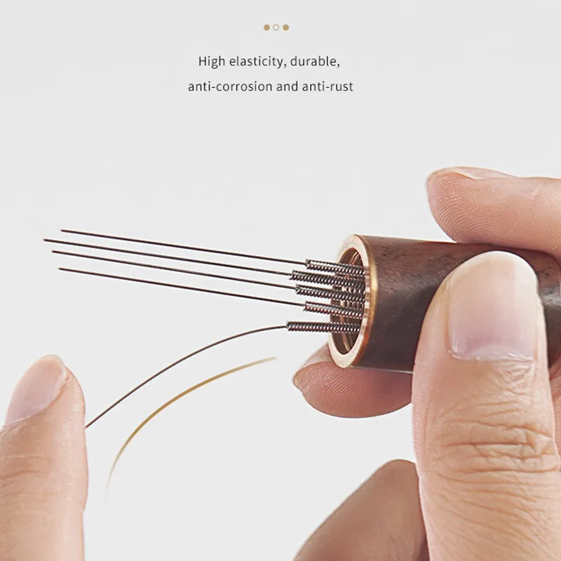 Description Picture 5 of itemCoffee Powder Tamper Espresso Powder Stirrer Distributor Leveler Wdtstainless Steel Tools Cafe Stirring Barista Accessories