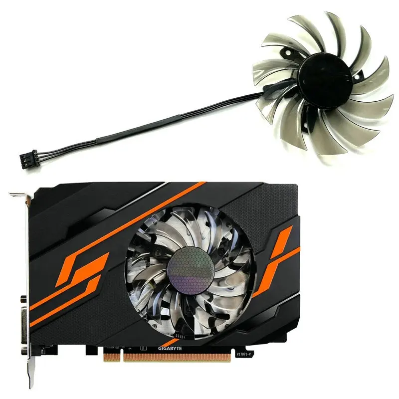 Nuova La Ventola Di Raffreddamento Per Scheda Video Grafica Gigabyte Geforce Gt 1030 2Gb Oc T128010Sm