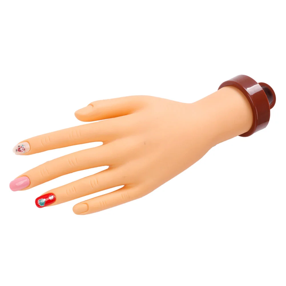 

Manicure Practice Hand Model Nail Fake Tool Training Human Body False Manicures