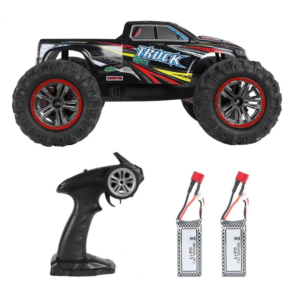 1:10 Scale Fast Brushless Motor RC Car, IPX5 Waterproof RC Truck with Max Speed 50KMH, Big Wheels, 2.4G High Speed Off-road Remo 2