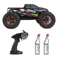 1:10 Scale Fast Brushless Motor RC Car, IPX5 Waterproof RC Truck with Max Speed 50KMH, Big Wheels, 2.4G High Speed Off-road Remo 2