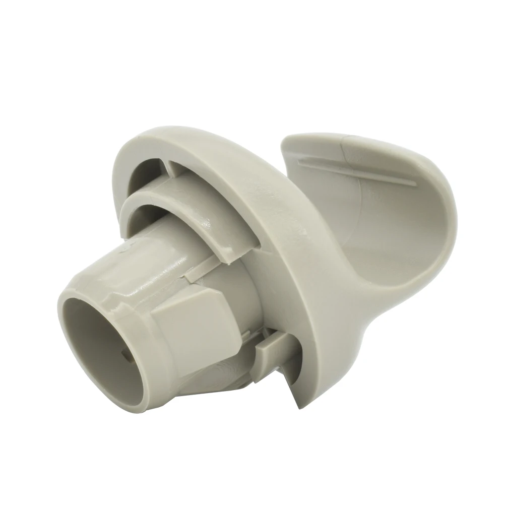 XNFUR Lot De 2 Clips Pour Pare-Soleil Nissan | Compatible Juke F15, Tiida C12, Sylphy, X-Trail T30/T31 | ABS Gris - Fixation Rapide