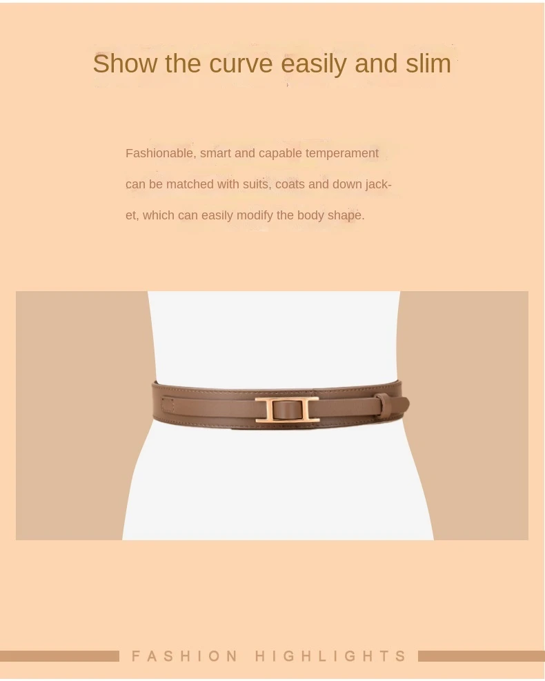 Women's Belt Decorative Coat European and American Style Women's Luxury Belt Belts for Women Designer Belts Women High Quality womens belts for jeans