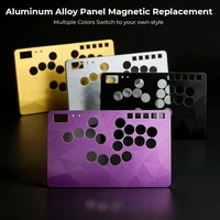 Haute42 HautePad C-AT Hitbox Leverless Controller Magnetic Aluminum Alloy Panel With Laser-Etched Diamond Pattern Metal Panel - Image 2