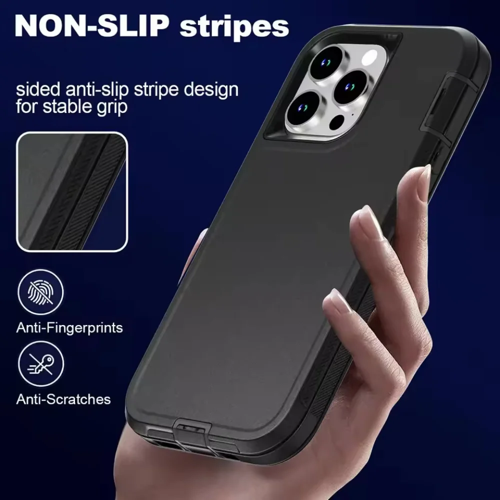Armor Shockproof Defender Phone Case – Durable Hard PC+TPU Back Cover