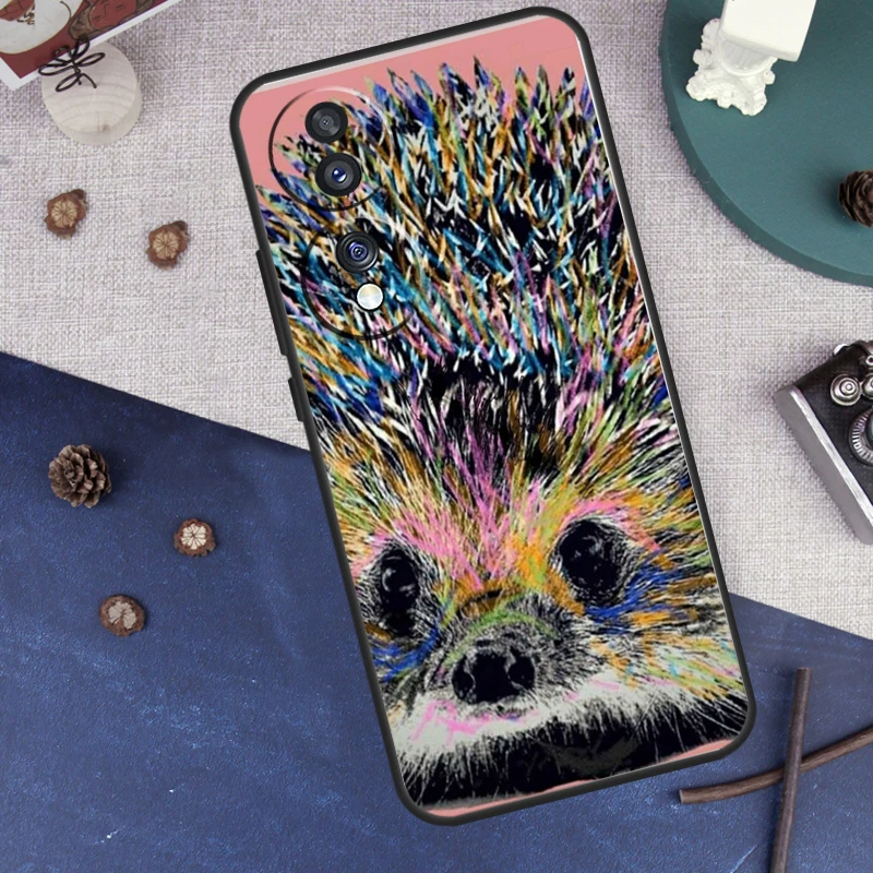 Adorable Hedgehog Design Phone Case